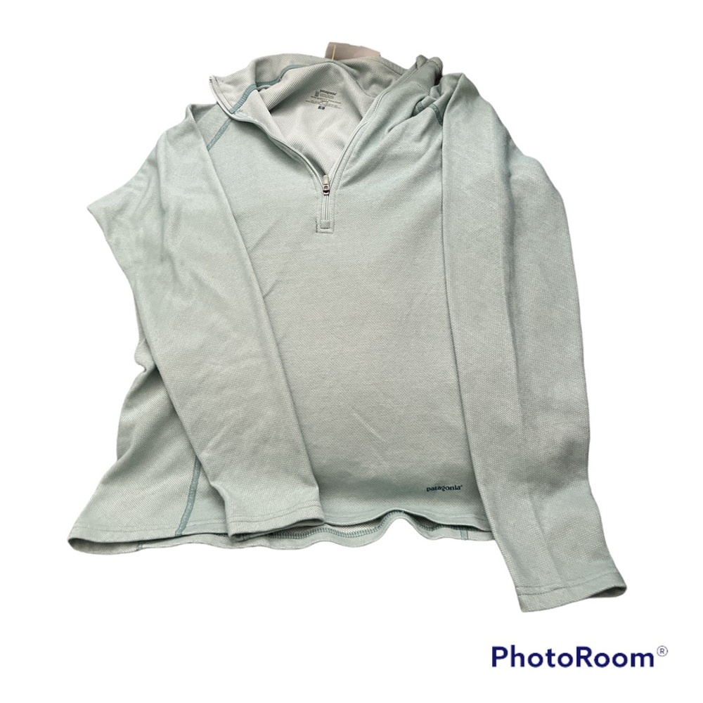 Patagonia Green Zip Up Sweater